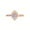 Oval Ethiopian Opal Ring - Clara