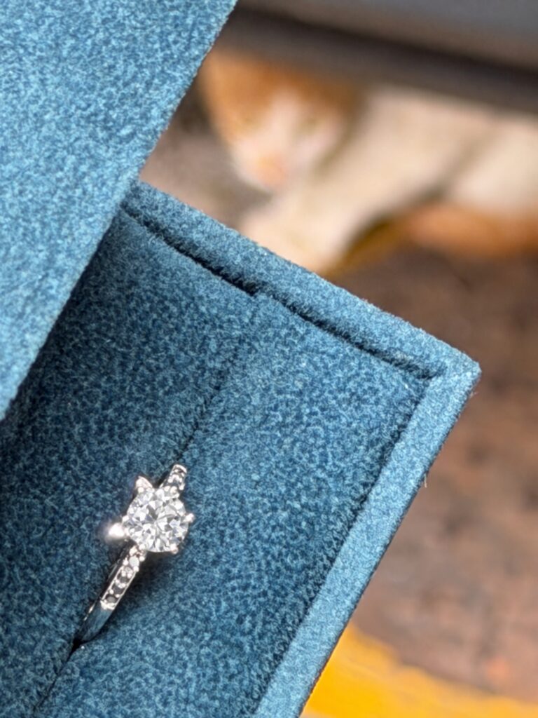 Client photo of Cat Engagement Ring - Misty